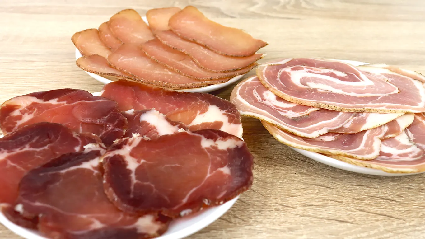 Про італійську кухню і ще трішки Pancheta kapikolo parmska shynka Малушина кухня Панчета, капіколо, пармська шинка_